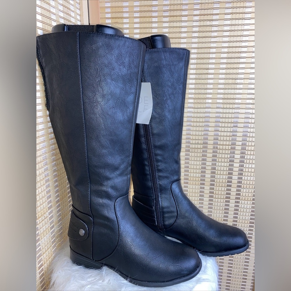 Life Stride Black Xandy Wc Riding Boot Size 6 M (… - image 1